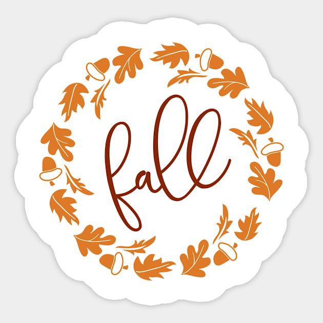 Fall Leaves Autumn Sticker by karolynmarie